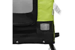vidaXL 94025 Pet Bike Trailer Green And Black Oxford Fabric And Iron vidaXL 94025 Pet Bike Trailer Green And Black Oxford Fabric And Iron
