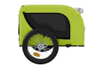 vidaXL 94025 Pet Bike Trailer Green And Black Oxford Fabric And Iron vidaXL 94025 Pet Bike Trailer Green And Black Oxford Fabric And Iron