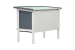 vidaXL 170828 Outdoor Rabbit Hutch 1 Layer Grey Wood vidaXL 170828 Outdoor Rabbit Hutch 1 Layer Grey Wood