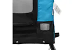 vidaXL 94030 Pet Bike Trailer Blue And Black Oxford Fabric And Iron vidaXL 94030 Pet Bike Trailer Blue And Black Oxford Fabric And Iron