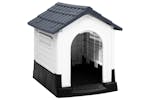 vidaXL 152228 Dog House Grey 57x68x66cm Polypropylene vidaXL 152228 Dog House Grey 57x68x66cm Polypropylene