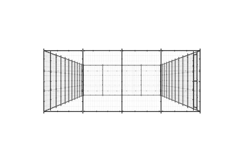 vidaXL 3082317 Outdoor Dog Kennel Steel 53.24 M2 vidaXL 3082317 Outdoor Dog Kennel Steel 53.24 M2