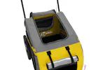 vidaXL 93889 Pet Bike Trailer Yellow And Black Oxford Fabric And Iron vidaXL 93889 Pet Bike Trailer Yellow And Black Oxford Fabric And Iron