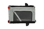 vidaXL 93944 Pet Bike Trailer Grey And Black Oxford Fabric And Iron vidaXL 93944 Pet Bike Trailer Grey And Black Oxford Fabric And Iron