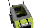 vidaXL 93906 Pet Bike Trailer Green And Grey Oxford Fabric And Iron vidaXL 93906 Pet Bike Trailer Green And Grey Oxford Fabric And Iron