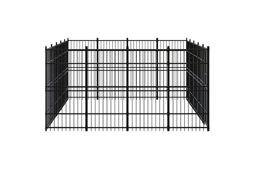 vidaXL 3097983 Outdoor Dog Kennel Steel 18.43 M2 vidaXL 3097983 Outdoor Dog Kennel Steel 18.43 M2