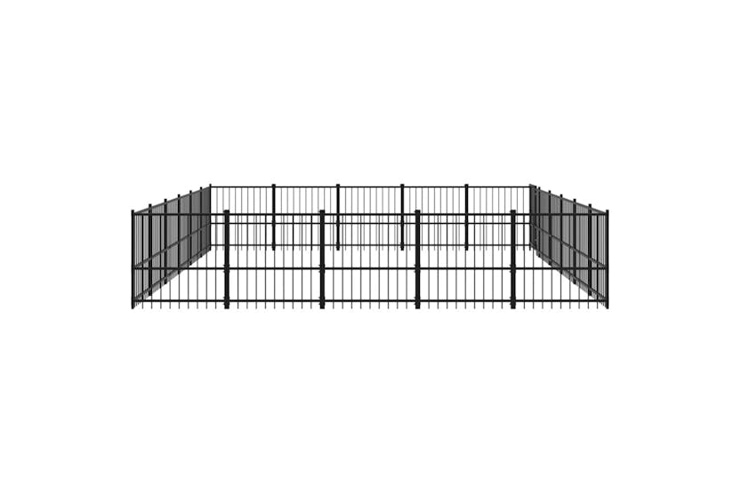 vidaXL 3124636 Outdoor Dog Kennel Steel 28.23 M2 vidaXL 3124636 Outdoor Dog Kennel Steel 28.23 M2