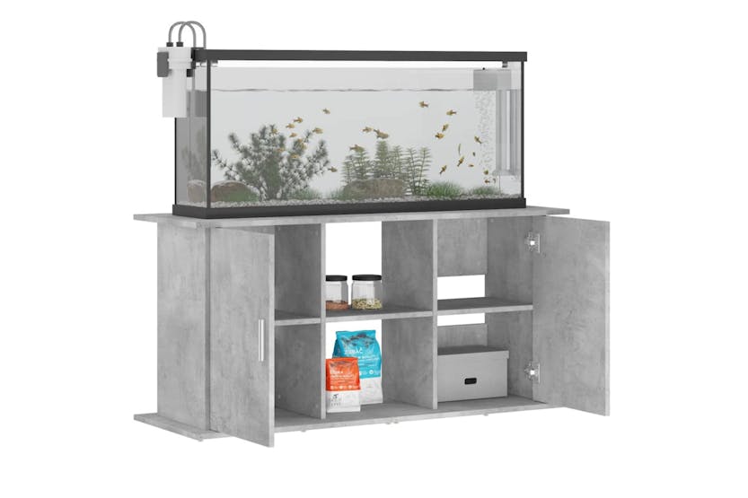 vidaXL 833619 Aquarium Stand Concrete Grey 121x41x58cm Engineered Wood vidaXL 833619 Aquarium Stand Concrete Grey 121x41x58cm Engineered Wood