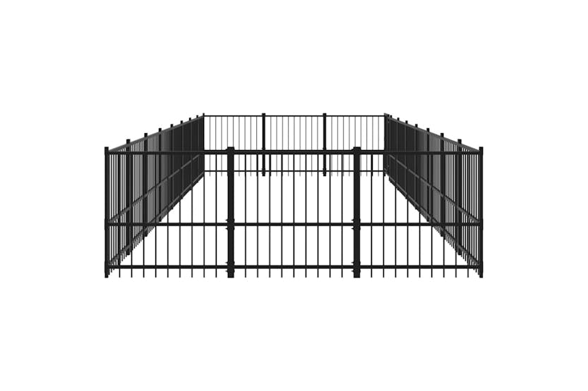 vidaXL 3124621 Outdoor Dog Kennel Steel 22.58 M2 vidaXL 3124621 Outdoor Dog Kennel Steel 22.58 M2