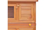 vidaXL 170159 Outdoor Rabbit Hutch Small Animal House Pet Cage 4 Doors Wood vidaXL 170159 Outdoor Rabbit Hutch Small Animal House Pet Cage 4 Doors Wood