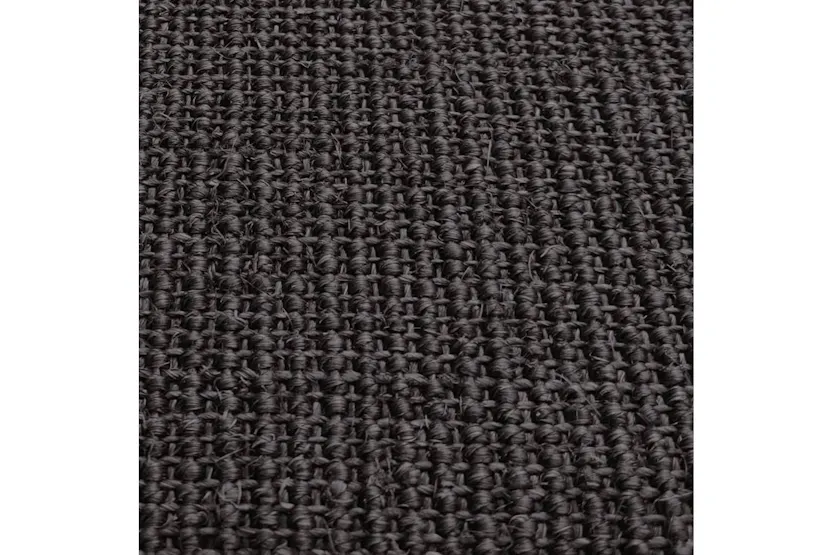 vidaXL 3203436 Sisal Rug For Scratching Post Black 80x250cm vidaXL 3203436 Sisal Rug For Scratching Post Black 80x250cm
