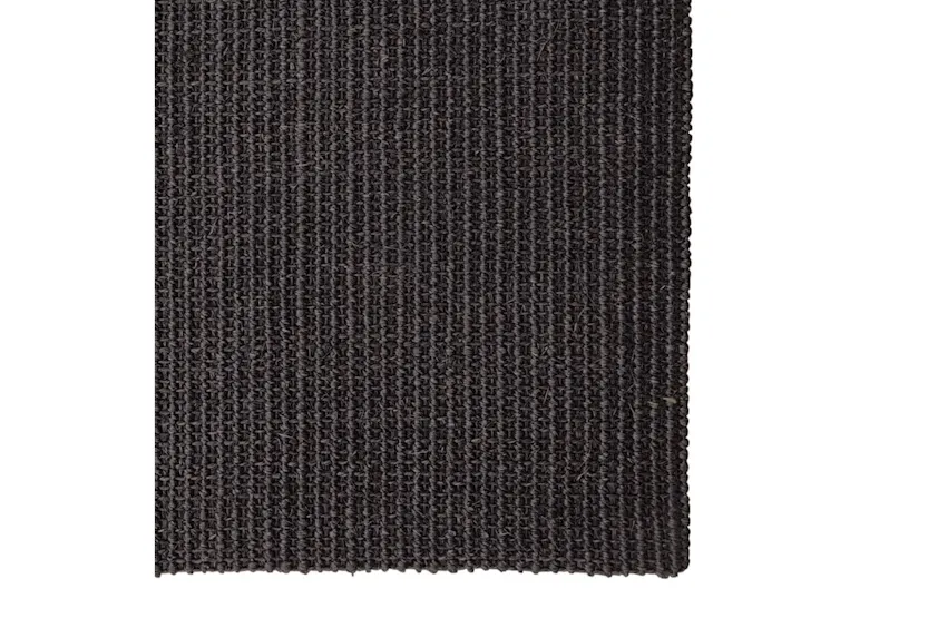 vidaXL 3203437 Sisal Rug For Scratching Post Black 80x300cm vidaXL 3203437 Sisal Rug For Scratching Post Black 80x300cm