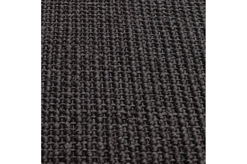 vidaXL 3203437 Sisal Rug For Scratching Post Black 80x300cm vidaXL 3203437 Sisal Rug For Scratching Post Black 80x300cm