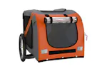 vidaXL 93879 Pet Bike Trailer Orange And Black Oxford Fabric&iron vidaXL 93879 Pet Bike Trailer Orange And Black Oxford Fabric&iron