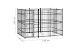 vidaXL 3097957 Outdoor Dog Kennel Steel 5.53 M2 vidaXL 3097957 Outdoor Dog Kennel Steel 5.53 M2