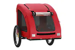 vidaXL 93964 Pet Bike Trailer Red Oxford Fabric And Iron vidaXL 93964 Pet Bike Trailer Red Oxford Fabric And Iron