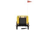 vidaXL 94008 Pet Bike Trailer Yellow And Black Oxford Fabric And Iron vidaXL 94008 Pet Bike Trailer Yellow And Black Oxford Fabric And Iron