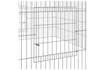vidaXL 171562 Rabbit Cage 110x110x55cm Galvanised Iron vidaXL 171562 Rabbit Cage 110x110x55cm Galvanised Iron