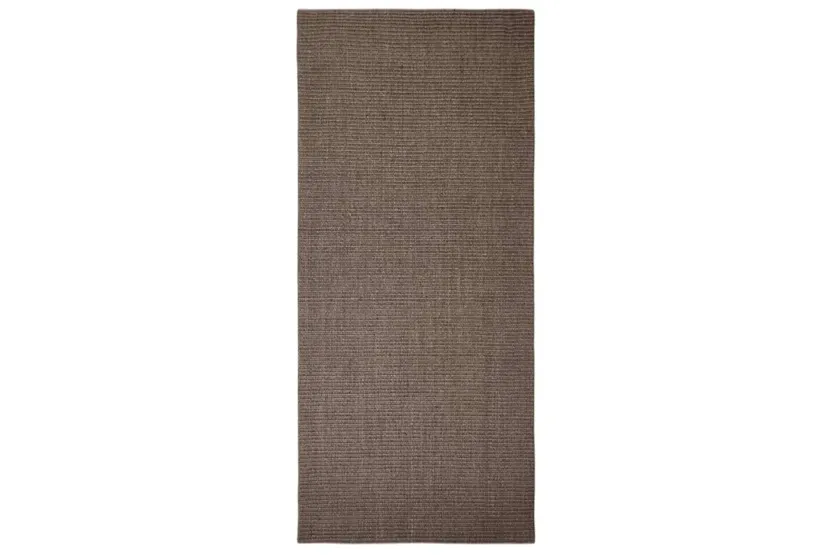 vidaXL 3203446 Sisal Rug For Scratching Post Brown 66x150cm vidaXL 3203446 Sisal Rug For Scratching Post Brown 66x150cm