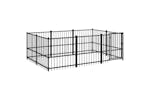 vidaXL 3124599 Outdoor Dog Kennel Steel 5.63 M2 vidaXL 3124599 Outdoor Dog Kennel Steel 5.63 M2
