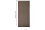 vidaXL 3203446 Sisal Rug For Scratching Post Brown 66x150cm vidaXL 3203446 Sisal Rug For Scratching Post Brown 66x150cm