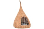 vidaXL 170777 Cat House With Cushion 40x60cm Natural Willow Teepee vidaXL 170777 Cat House With Cushion 40x60cm Natural Willow Teepee