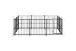 vidaXL 3124599 Outdoor Dog Kennel Steel 5.63 M2 vidaXL 3124599 Outdoor Dog Kennel Steel 5.63 M2