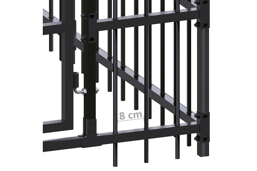 vidaXL 3097957 Outdoor Dog Kennel Steel 5.53 M2 vidaXL 3097957 Outdoor Dog Kennel Steel 5.53 M2