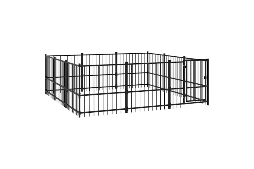vidaXL 3124616 Outdoor Dog Kennel Steel 8.47 M2 vidaXL 3124616 Outdoor Dog Kennel Steel 8.47 M2
