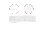 vidaXL 3190463 Outdoor Dog Kennel Silver 8x4x2 M Galvanised Steel vidaXL 3190463 Outdoor Dog Kennel Silver 8x4x2 M Galvanised Steel