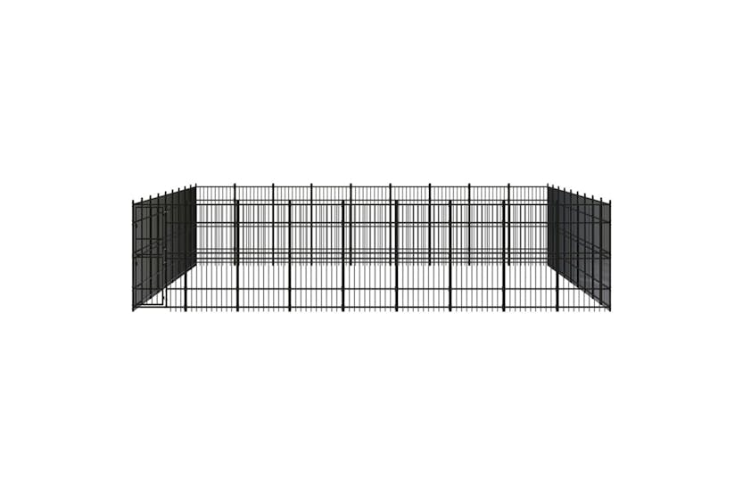 vidaXL 3098007 Outdoor Dog Kennel Steel 74.65 M2 vidaXL 3098007 Outdoor Dog Kennel Steel 74.65 M2