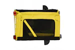 vidaXL 93945 Pet Bike Trailer Yellow And Black Oxford Fabric And Iron vidaXL 93945 Pet Bike Trailer Yellow And Black Oxford Fabric And Iron