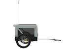vidaXL 93923 Pet Bike Trailer Grey And Black Oxford Fabric&iron vidaXL 93923 Pet Bike Trailer Grey And Black Oxford Fabric&iron
