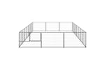 vidaXL 3082131 Dog Kennel Black 21 M2 Steel vidaXL 3082131 Dog Kennel Black 21 M2 Steel
