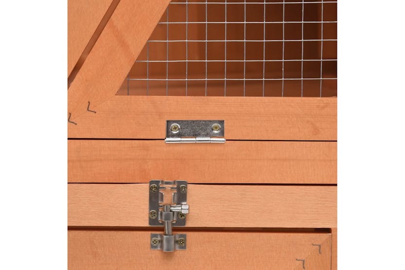 vidaXL 171458 Rabbit Hutch 152x127x109.5cm Solid Firwood vidaXL 171458 Rabbit Hutch 152x127x109.5cm Solid Firwood
