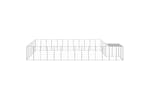 vidaXL 3082223 Dog Kennel Silver 22.99 M2 Steel vidaXL 3082223 Dog Kennel Silver 22.99 M2 Steel
