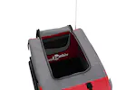vidaXL 93866 Pet Bike Trailer Red And Grey Oxford Fabric And Iron vidaXL 93866 Pet Bike Trailer Red And Grey Oxford Fabric And Iron