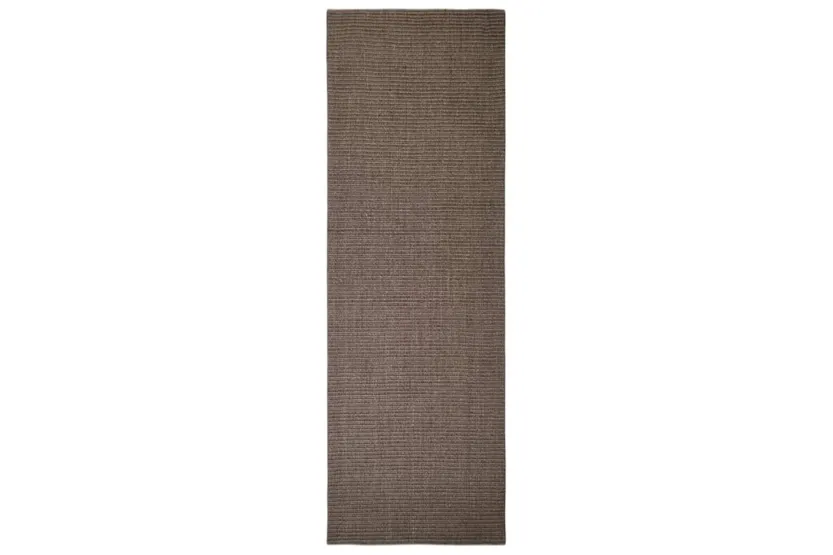 vidaXL 3203447 Sisal Rug For Scratching Post Brown 66x200cm vidaXL 3203447 Sisal Rug For Scratching Post Brown 66x200cm