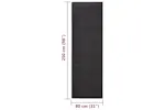 vidaXL 3203436 Sisal Rug For Scratching Post Black 80x250cm vidaXL 3203436 Sisal Rug For Scratching Post Black 80x250cm