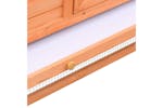 vidaXL 170642 Rabbit Hutch Solid Pine & Fir Wood 310x70x87cm vidaXL 170642 Rabbit Hutch Solid Pine & Fir Wood 310x70x87cm