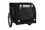vidaXL 94003 Pet Bike Trailer Black Oxford Fabric And Iron vidaXL 94003 Pet Bike Trailer Black Oxford Fabric And Iron
