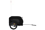 vidaXL 94003 Pet Bike Trailer Black Oxford Fabric And Iron vidaXL 94003 Pet Bike Trailer Black Oxford Fabric And Iron