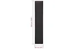 vidaXL 3203432 Sisal Rug For Scratching Post Black 66x350cm vidaXL 3203432 Sisal Rug For Scratching Post Black 66x350cm