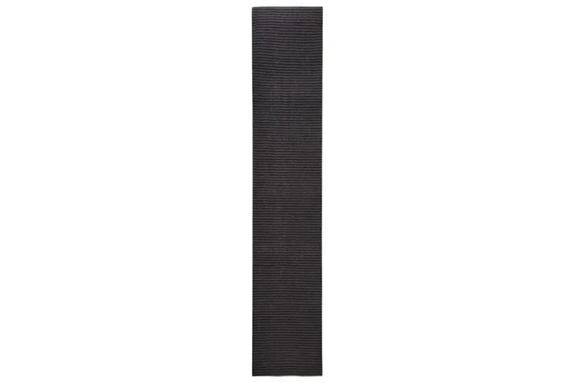 vidaXL 3203432 Sisal Rug For Scratching Post Black 66x350cm vidaXL 3203432 Sisal Rug For Scratching Post Black 66x350cm