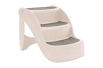 vidaXL 152233 Folding 3-step Dog Stairs Cream 50x38x38cm Plastic vidaXL 152233 Folding 3-step Dog Stairs Cream 50x38x38cm Plastic
