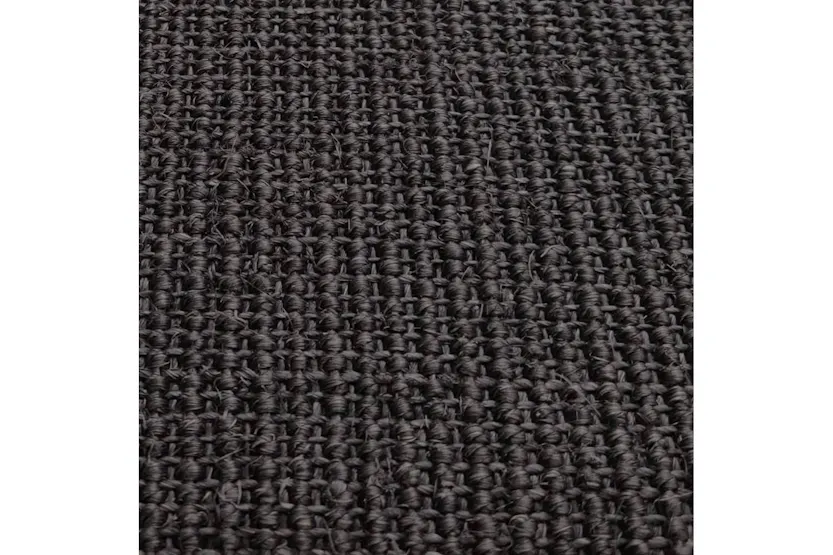 vidaXL 3203432 Sisal Rug For Scratching Post Black 66x350cm vidaXL 3203432 Sisal Rug For Scratching Post Black 66x350cm