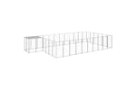 vidaXL 3082222 Dog Kennel Silver 19.36 M2 Steel vidaXL 3082222 Dog Kennel Silver 19.36 M2 Steel