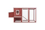 vidaXL 170848 Outdoor Chicken Cage Hen House With 1 Egg Cage Red Wood vidaXL 170848 Outdoor Chicken Cage Hen House With 1 Egg Cage Red Wood
