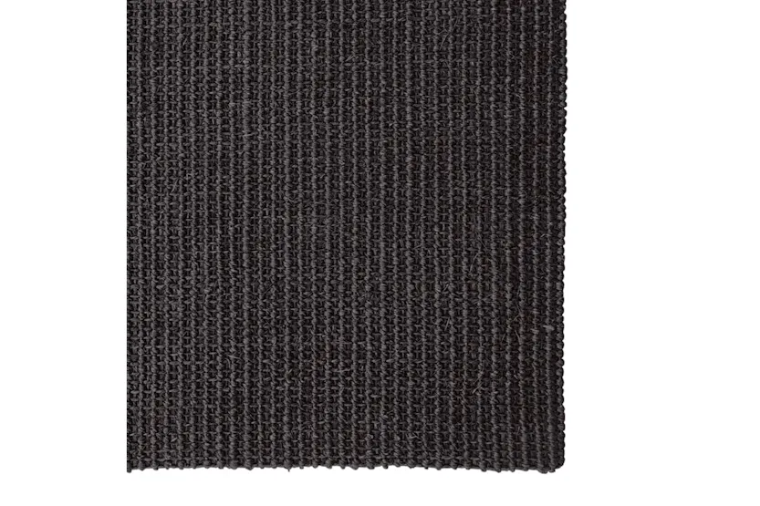 vidaXL 3203432 Sisal Rug For Scratching Post Black 66x350cm vidaXL 3203432 Sisal Rug For Scratching Post Black 66x350cm