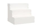 vidaXL 822462 Pet Stair White 40x37.5x35cm Solid Wood Pine vidaXL 822462 Pet Stair White 40x37.5x35cm Solid Wood Pine